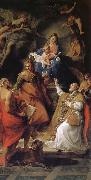 Pompeo Batoni Mary, Saint infant and Saint outstanding prosperous, Zhan Mushi Meiye, Philip china oil painting artist